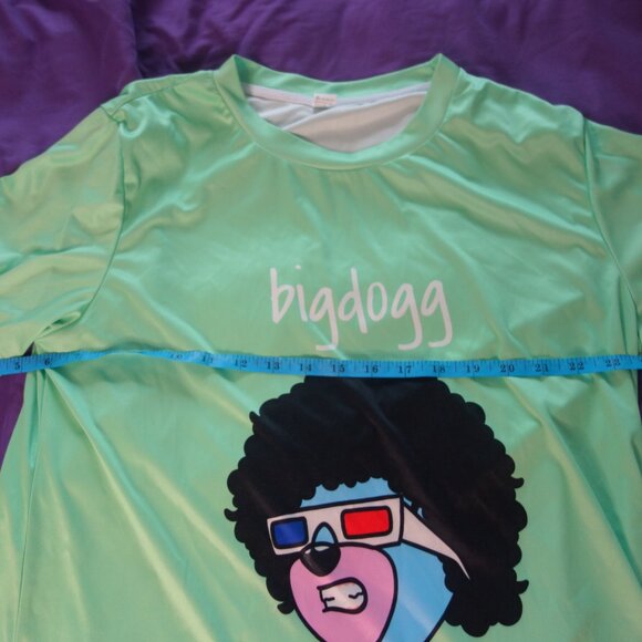 bigd0gg inBetweeners NFT #9202 Green 100% Polyester Size S T-Shirt - Picture 4 of 6